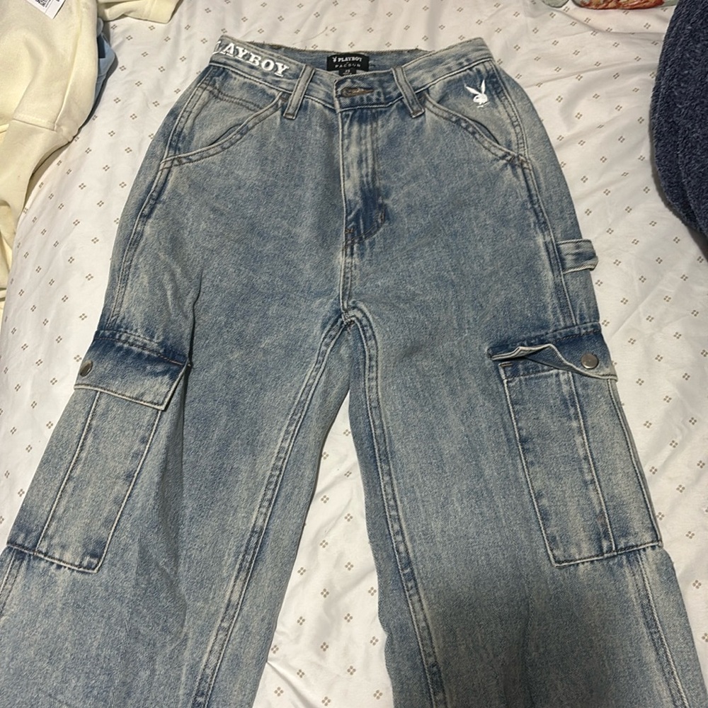 Playboy jeans size 23 barley worn vintage wash